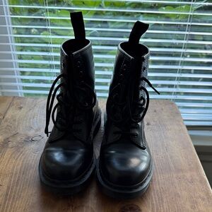 Dr. Martens Black Lace Up Boots